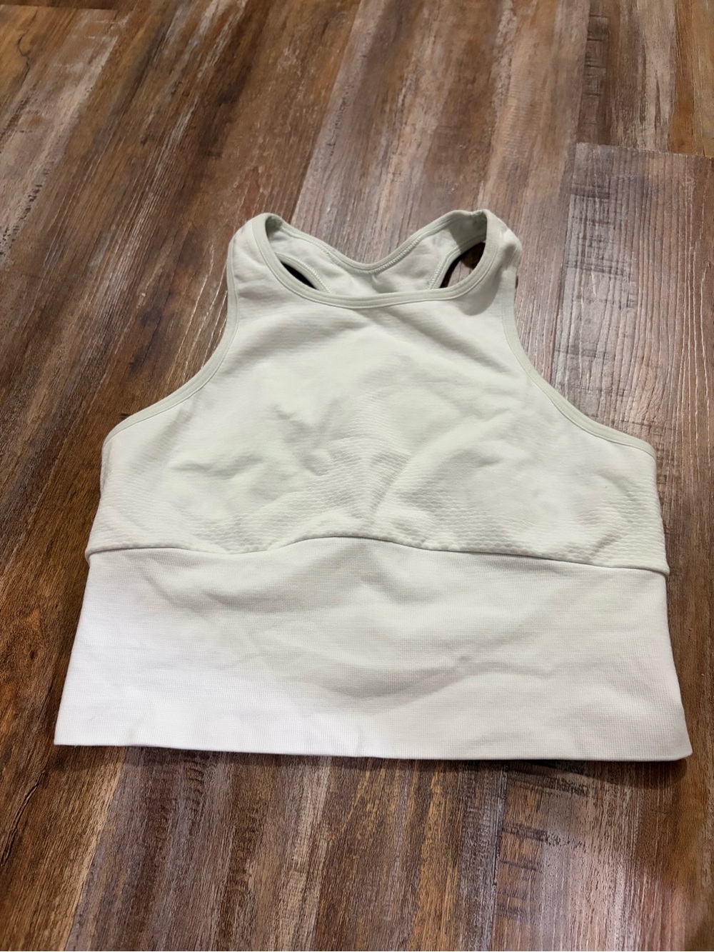 Free people Cream High-Neck Sports Bralette
